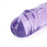 Crystal Clear 18" Double Dong - Purple