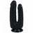 RealRock Ultra Realistic Skin - Double Trouble Dildo 5"/6" - 12,7/15,2 cm - Black