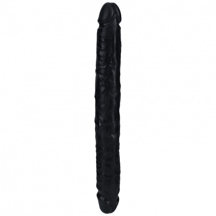 RealRock Ultra Realistic Skin - Slim Double Ended Dong 12" / 30,5 cm - Black