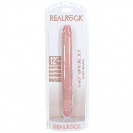 RealRock Ultra Realistic Skin - Slim Double Ended Dong 12" / 30,5 cm - Flesh