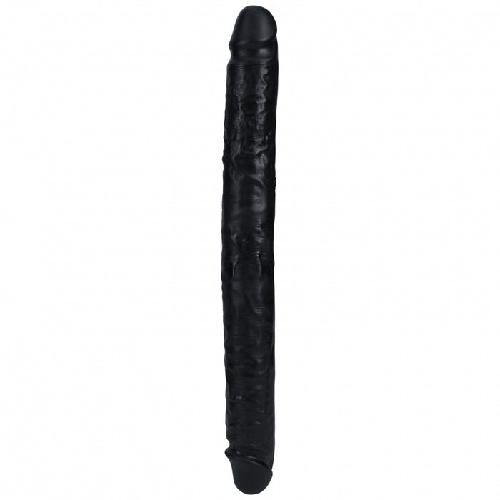 RealRock Ultra Realistic Skin - Slim Double Ended Dong 14" / 35,6 cm - Black