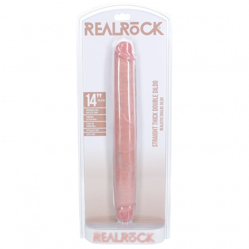 RealRock Ultra Realistic Skin - Thick Double Ended Dong 14" / 35,6 cm - Flesh