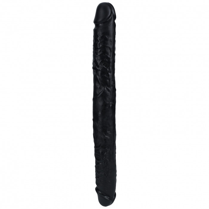 RealRock Ultra Realistic Skin - Thick Double Ended Dong 16" / 40,6 cm - Black