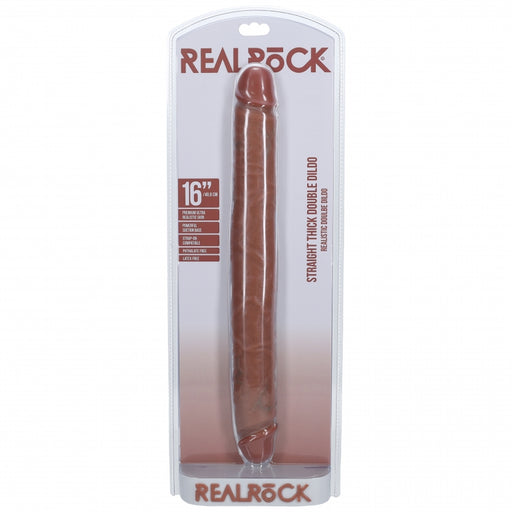 RealRock Ultra Realistic Skin - Thick Double Ended Dong 16" / 40,6 cm - Tan