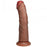 RealRock Ultra Realistic Skin - Vibrating Rechargeable - Regular Curved without Balls 6" / 15,2 cm - Tan