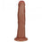 RealRock Ultra Realistic Skin - Vibrating Rechargeable - Regular Curved without Balls 6" / 15,2 cm - Tan