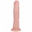 RealRock Ultra Realistic Skin - Vibrating Rechargeable - Regular Curved without Balls 8" / 20,3 cm - Flesh