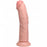 RealRock Ultra Realistic Skin - Vibrating Rechargeable - Regular Curved without Balls 8" / 20,3 cm - Flesh