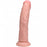 RealRock Ultra Realistic Skin - Vibrating Rechargeable - Regular Curved without Balls 8" / 20,3 cm - Flesh