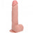 RealRock Ultra Realistic Skin - Vibrating Rechargeable - Regular Straight with Balls 7" / 17,8 cm - Flesh