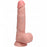 RealRock Ultra Realistic Skin - Vibrating Rechargeable - Regular Straight with Balls 7" / 17,8 cm - Flesh