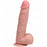 RealRock Ultra Realistic Skin - Vibrating Rechargeable - Regular Straight with Balls 9" / 23 cm - Flesh