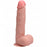 RealRock Ultra Realistic Skin - Vibrating Rechargeable - Regular Straight with Balls 9" / 23 cm - Flesh