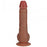 RealRock Ultra Realistic Skin - Vibrating Rechargeable - Regular Straight with Balls 9" / 23 cm - Tan