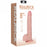 RealRock Ultra Realistic Skin - Vibrating & Rotating Rechargeable - Regular Straight with Balls  8" / 20,3 cm  - Flesh