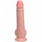 RealRock Ultra Realistic Skin - Vibrating & Thrusting Rechargeable - Regular Straight with Balls  8" / 20,3 cm  - Flesh