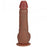 RealRock Ultra Realistic Skin - Vibrating & Thrusting Rechargeable - Regular Straight with Balls  8" / 20,3 cm  - Tan