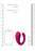 Yoko - Triple Action Vibrator Dual Prongs with Clitoral Pulse Wave - Pink