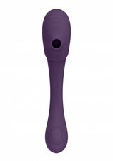 Mirai - Double Ended Pulse Wave & Air Wave Bendable Vibrator - Purple