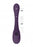 Mirai - Double Ended Pulse Wave & Air Wave Bendable Vibrator - Purple