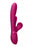 Kura - Thrusting G-Spot Vibrator with Flapping Tongue and Pulse Wave Stimulator - Pink