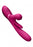 Kura - Thrusting G-Spot Vibrator with Flapping Tongue and Pulse Wave Stimulator - Pink