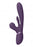 Kura - Thrusting G-Spot Vibrator with Flapping Tongue and Pulse Wave Stimulator - Purple