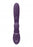 Kura - Thrusting G-Spot Vibrator with Flapping Tongue and Pulse Wave Stimulator - Purple