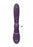 Kura - Thrusting G-Spot Vibrator with Flapping Tongue and Pulse Wave Stimulator - Purple