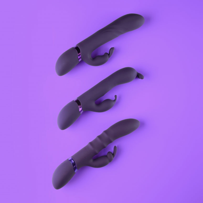 Nari - Vibrating and Rotating Beads, G-Spot Rabbit - Purple