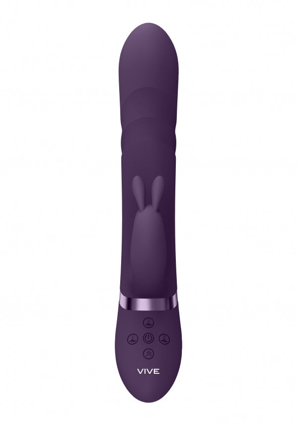 Nari - Vibrating and Rotating Beads, G-Spot Rabbit - Purple