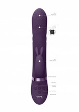 Nari - Vibrating and Rotating Beads, G-Spot Rabbit - Purple