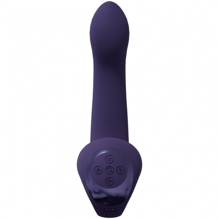 VIVE - Riko - Rechargeable Triple Motor - Thumper with Advanced Finger Motion & Pulse Wave Stimulator - Purple