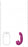 VIVE - Yumi - Rechargeable Triple Motor - G-Spot Finger Motion Vibrator and Flickering Tongue Stimulator - Pink