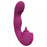 VIVE - Yumi - Rechargeable Triple Motor - G-Spot Finger Motion Vibrator and Flickering Tongue Stimulator - Pink