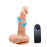 Vibrating Dildo w/Suction Base Flesh