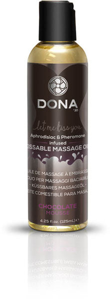 Dona Kissable Massage Oil Chocolate Mousse 4oz  (T) (NLA)