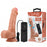 Vibrating Dildo w/Suction Base Flesh