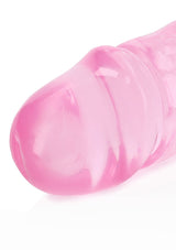Crystal Clear 13" Double Dong - Pink