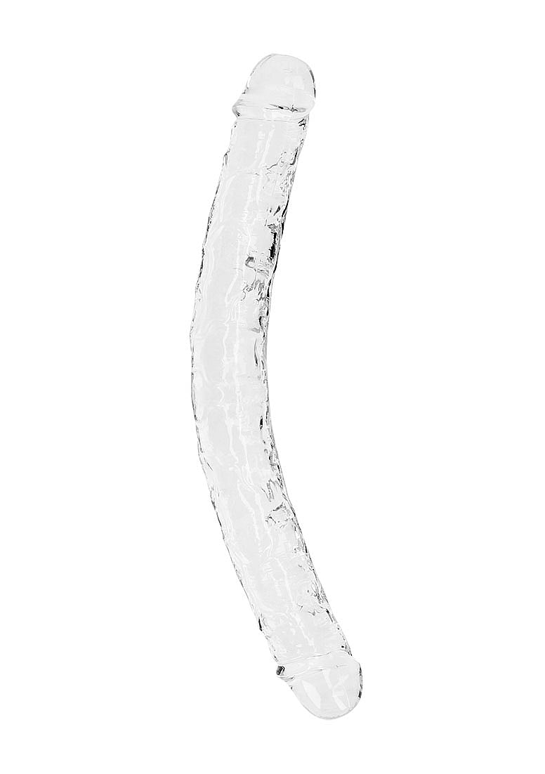 Crystal Clear 13" Double Dong - Translucent