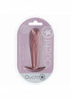 Ouch! - Ribbed Anal Plug - Silicone - Rose Gold