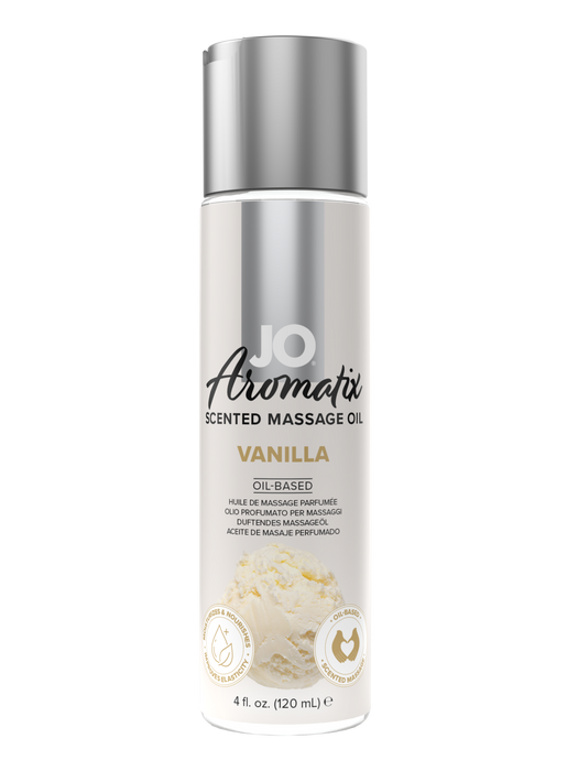 JO Aromatix Vanilla Massage Oil 4 Oz / 120 ml