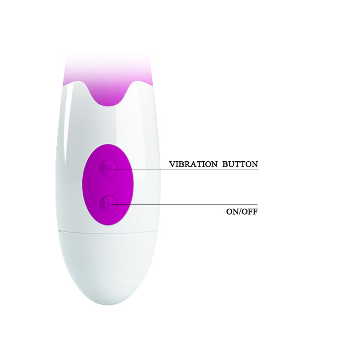 Battery Vibe "Alvis" Purple & White