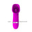 Flexible Textured Teasers Vibrator Purple "Rudolf" 157mm