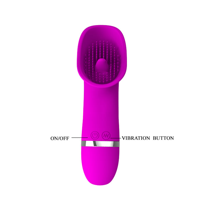 Flexible Textured Teasers Vibrator Purple "Rudolf" 157mm