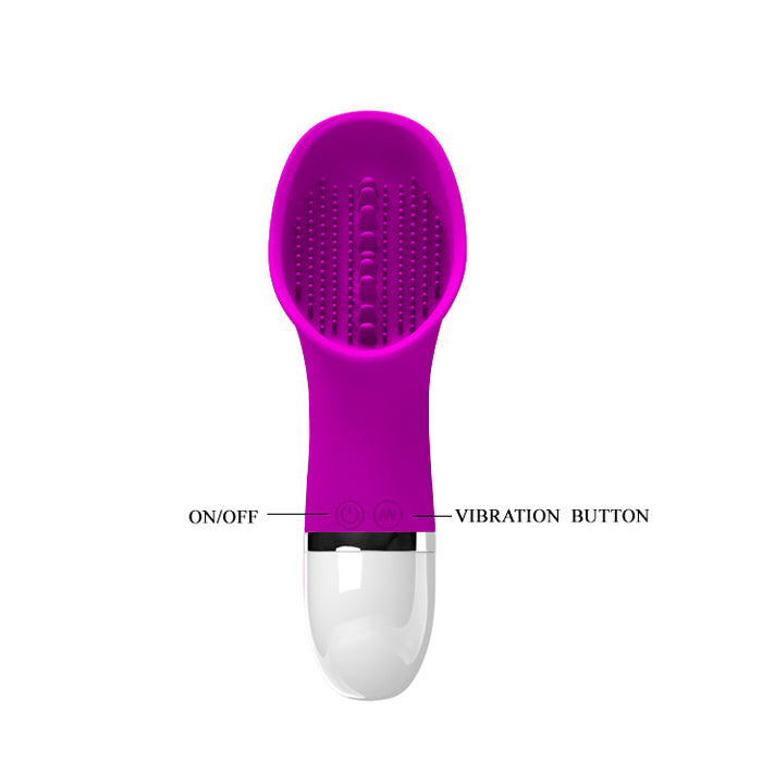 Clit Tongue Vibrator Purple "Claude" 163mm