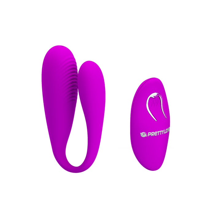 Couples Vibrator Rechargeable "Aldrich" Purple