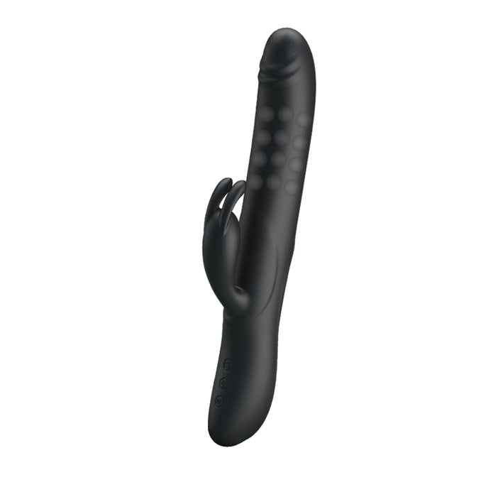 Beaded Insert Vibrator Black "Colin" 250mm