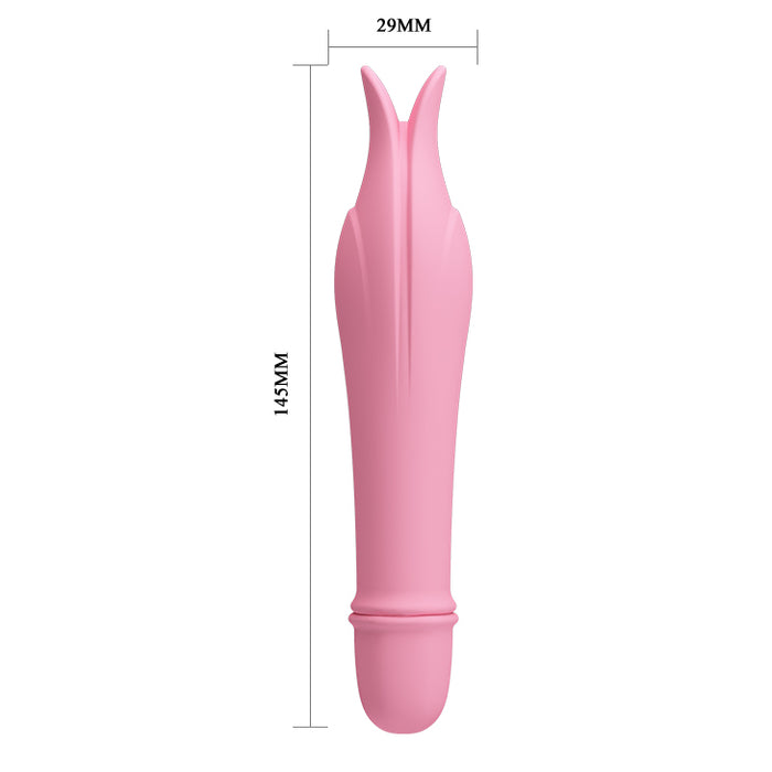 Battery Vibrator Pink 137mm - Edward