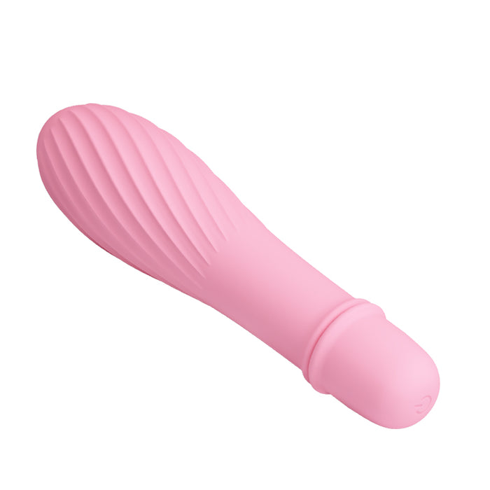 Battery Vibrator Soft Pink 137mm "Solomon"